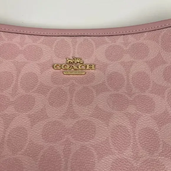 Coach CT800 City In Signature Canvas Powder Pink Bucket Bag - Picture 15 of 15